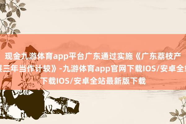 现金九游体育app平台广东通过实施《广东荔枝产业高质地发展三年当作计较》-九游体育app官网下载IOS/安卓全站最新版下载