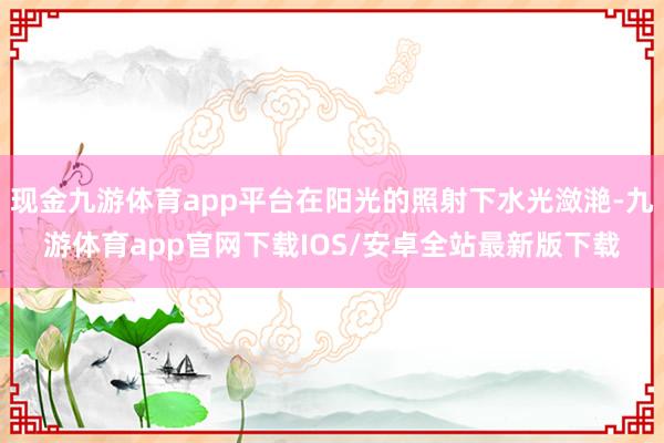 现金九游体育app平台在阳光的照射下水光潋滟-九游体育app官网下载IOS/安卓全站最新版下载